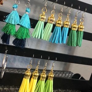 Handmade Tassel Earrings!